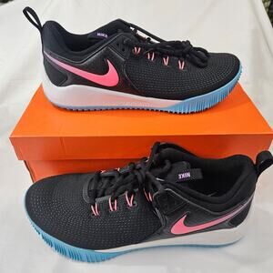 Nike Air Zoom HyperAce 2 SE Black Pink Blue Volleyball Shoes AA0286 Women’s Sz 9